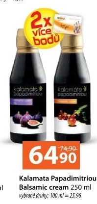 Krém balsamico Papadimitriou Kalamata