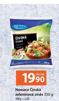 Zeleninová čínská směs mražená Nowaco