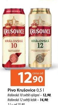 Pivo Královská 10° Krušovice