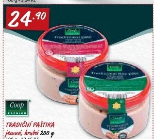 Paštika jemná Coop Premium