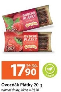 Ovocné plátky Ovocňák