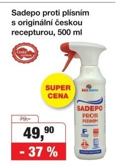 Čistič proti plísním Sadepo Balhome
