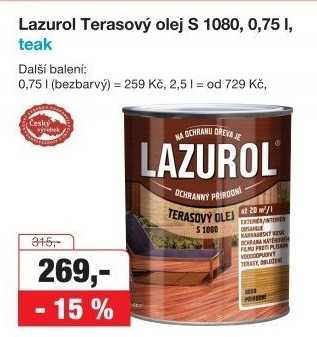 LAZUROL TERASOVÝ