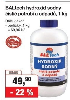 Hydroxid sodný Baltech