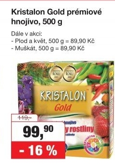 Hnojivo na muškát Kristalon