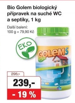 Aktivátor septiků Bio Golem