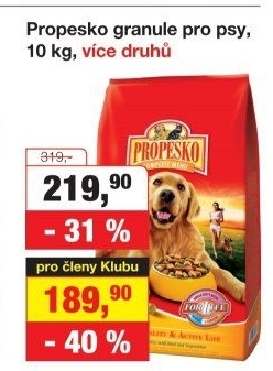 Granule pro psy Propesko