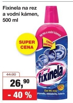 Čistič na rez a vodní kámen Fixinela