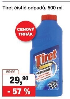 Čistič odpadů tekutý Professional Tiret