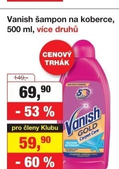 Čistič koberců Vanish
