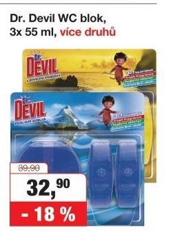 WC blok gelový Dr. Devil