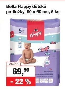 Podložky přebalovací Háppy Bella