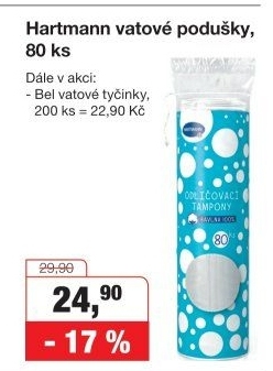 Odličovací tampony Hartmann