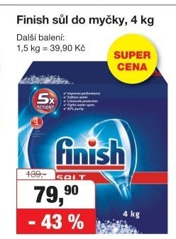 Sůl do myčky Finish
