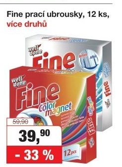 Ubrousky na praní Fine Well Doneu