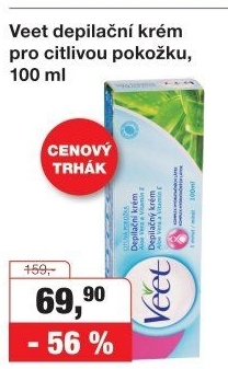Krém depilační Veet