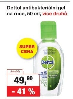 Gel antibakteriální Dettol