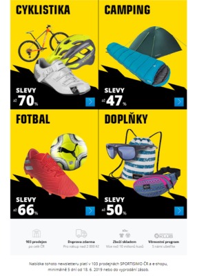 akční leták Sportisimo 18.6.2019-23.6.2019