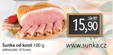 Šunka od kosti výběrová zlatá LE&amp