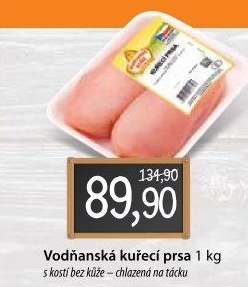 Kuřecí prsa s kostí Vodňanské kuře