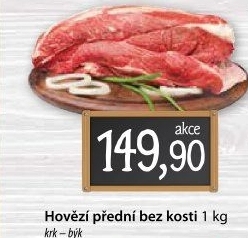 Hovězí přední bez kosti - krk