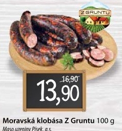 Moravská klobása Z Gruntu