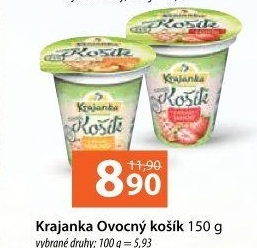 Jogurt ochucený Ovocný košík Krajanka