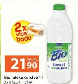 Mléko čerstvé Bio Olma - 3,5% plnotučné