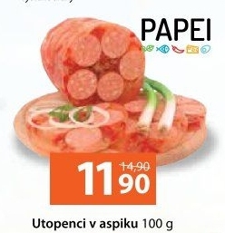 Utopenci v aspiku Lahůdky Papei