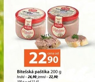 Paštika bítešská Sláma