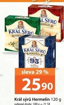 Sýr Hermelín Král sýrů