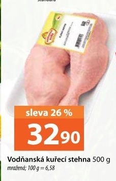 Stehna kuřecí mražená Vodňanské kuře