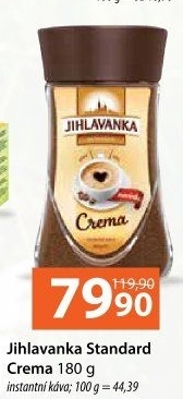 Instantní káva Jihlavanka Standard Crema