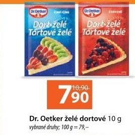 Dortové želé Dr.Oetker