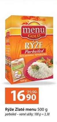 Rýže parboiled Zlaté menu