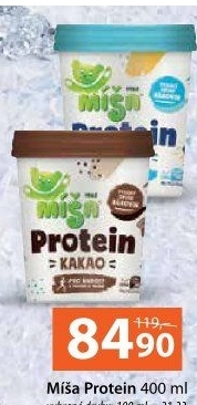 Zmrzlina proteinová v kelímku Míša