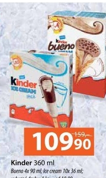 Nanuk kornout Kinder Bueno