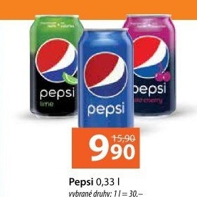Limonáda Pepsi