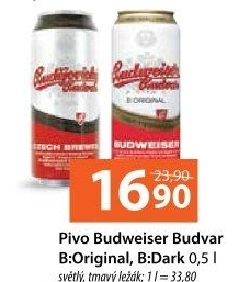 Pivo světlý ležák B: Original Budweiser Budvar