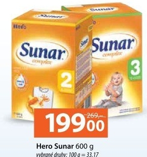 Mléčná výživa Sunar