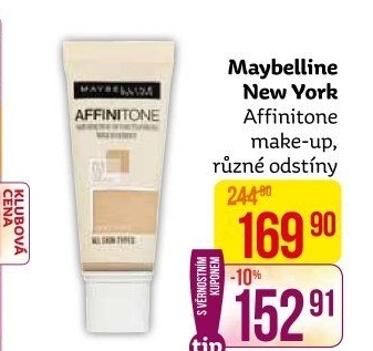 Make up Affinitone Maybelline