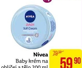 Krém hydratační na obličej a tělo dětský Baby Nivea