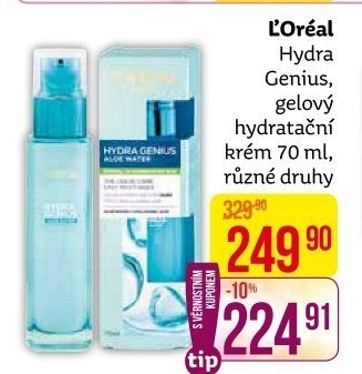 Gel pleťový Hydra Genius L'