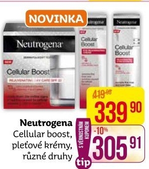 Krém pleťový omlazující Cellular Boost OF 20 Neutrogena
