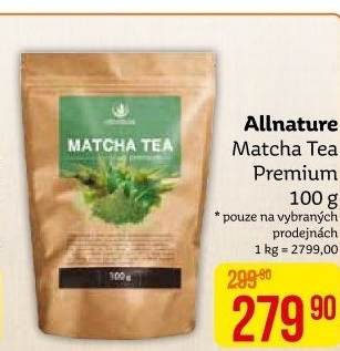 Čaj Matcha Tea Premium Allnature