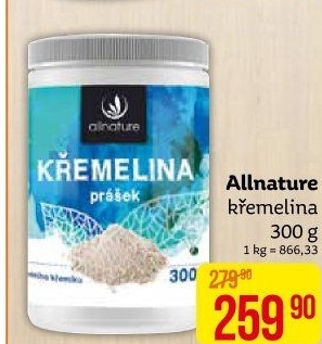Křemelina prášek Allnature