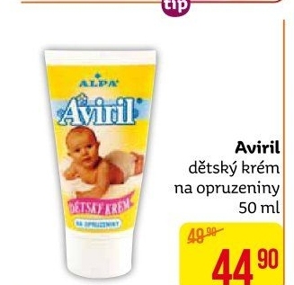 Krém na opruzeniny dětský Aviril Alpa