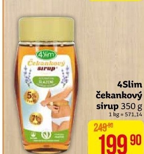 Čekankový sirup 4Slim