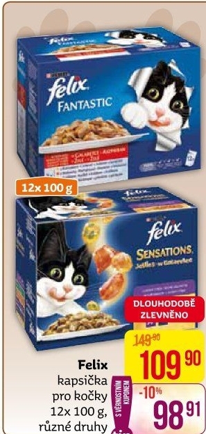 Kapsičky pro kočky Felix Purina