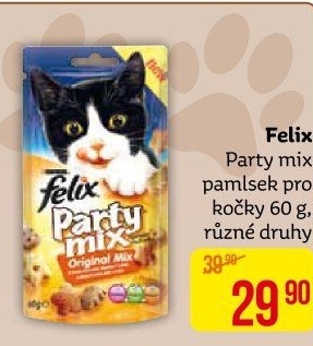 Pamlsky pro kočky Party mix Felix Purina